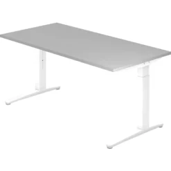 XTRA XB 16 WW | Schreibtisch 160 x 80 höhenverstellbar Grau