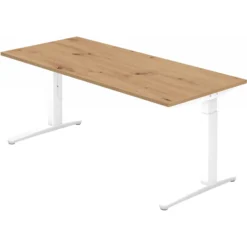 XTRA XB 19 WW | Schreibtisch 180 x 80 höhenverstellbar Asteiche