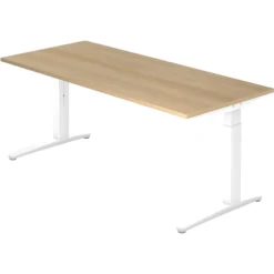 XTRA XB 19 WW | Schreibtisch 180 x 80 höhenverstellbar Eiche