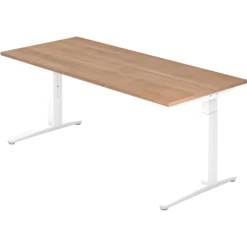 XTRA XB 19 WW | Schreibtisch 180 x 80 höhenverstellbar Nussbaum