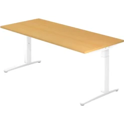XTRA XB 19 WW | Schreibtisch 180 x 80 höhenverstellbar Buche
