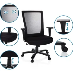 XXL EXTENDER - XXL Drehstuhl Schwarz