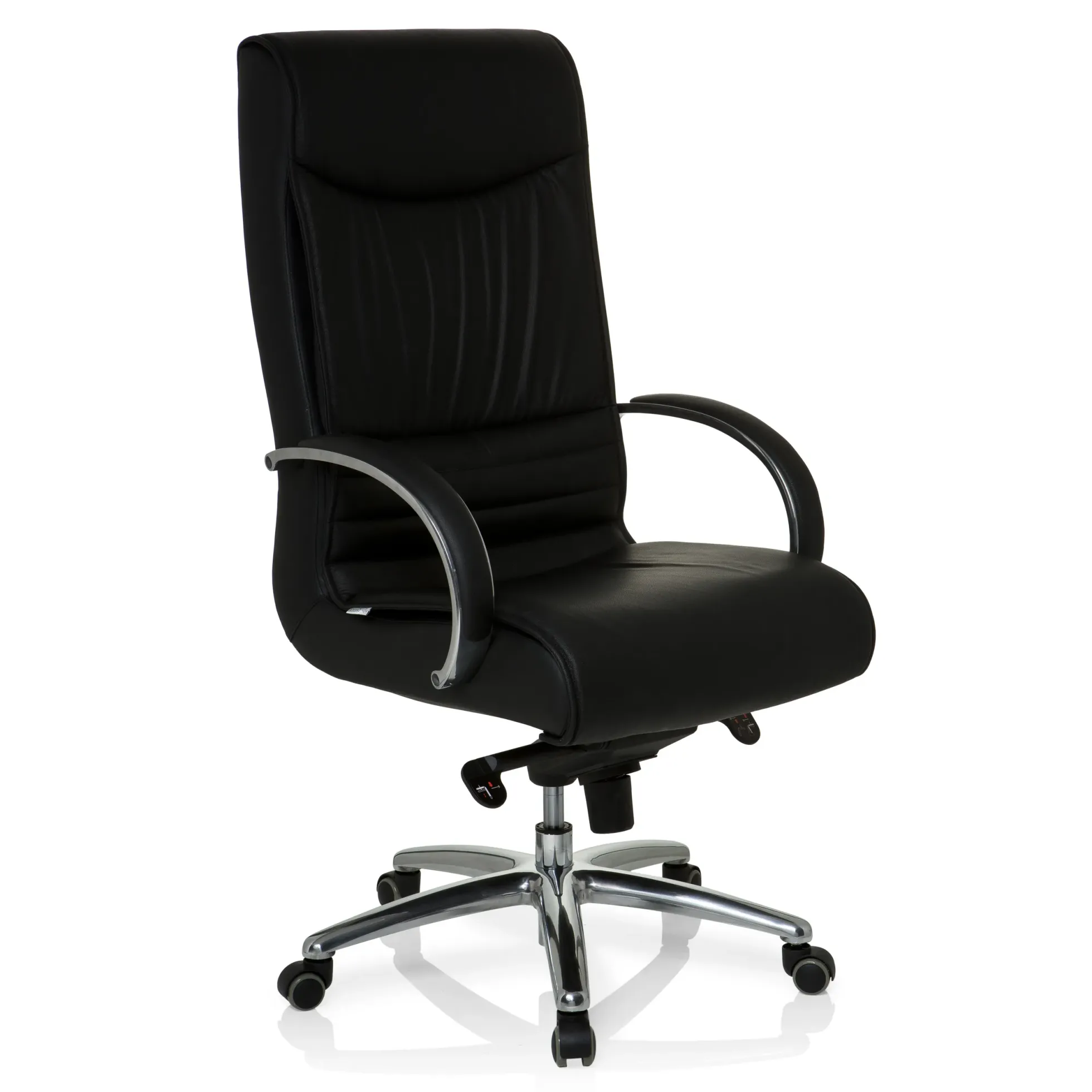 XXL F 400 | Leder - XXL Drehstuhl Schwarz