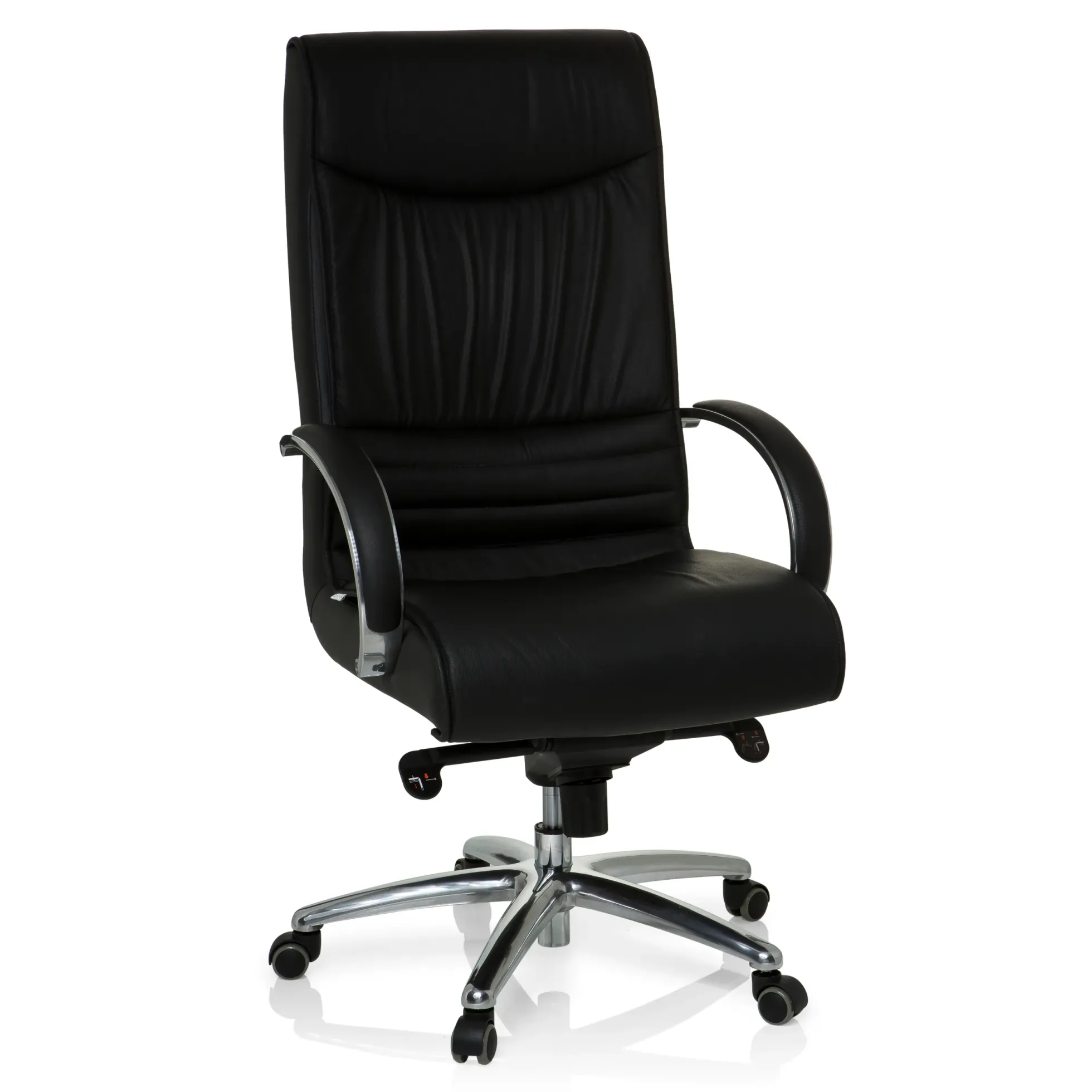 XXL F 400 | Leder - XXL Drehstuhl Schwarz