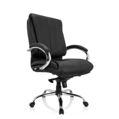 XXL H 100 | Kunstleder - XXL Drehstuhl Schwarz