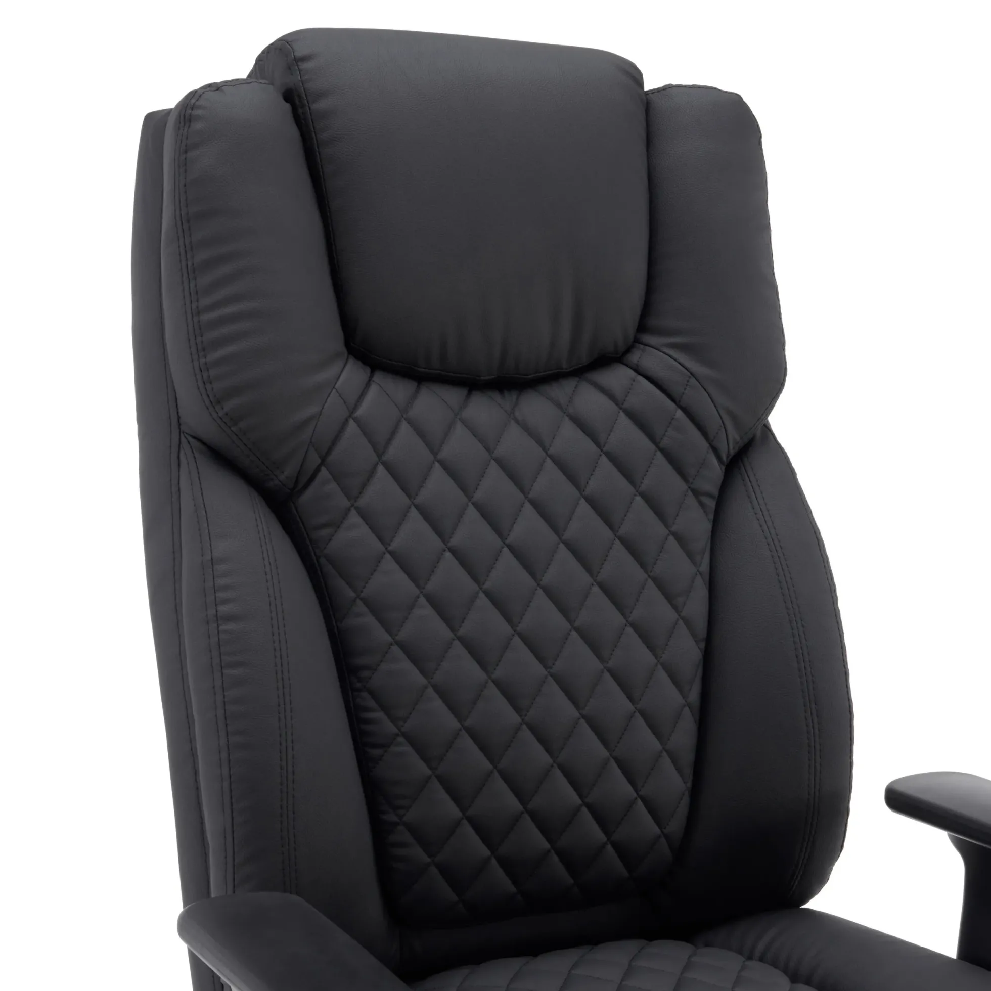 XXL Pullmann Gen2 | Kunstleder - XXL Drehstuhl Schwarz