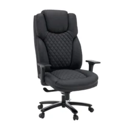 XXL Pullmann Gen2 | Kunstleder - XXL Drehstuhl Schwarz