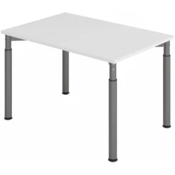 YAMA 12 G | Schreibtisch 120 x 80 höhenverstellbar Grau/Graphit