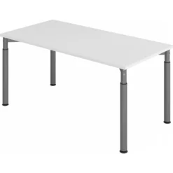 YAMA 16 G | Schreibtisch 160 x 80 höhenverstellbar Grau/Graphit