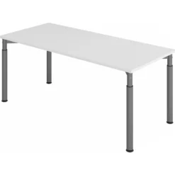YAMA 19 G | Schreibtisch 180 x 80 höhenverstellbar Grau/Graphit