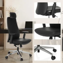 YUCANO I - Profi Chefsessel Schwarz