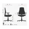 ZERO 53 AL - High End Bürostuhl Rot