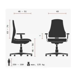 ZERO 53 AL - High End Bürostuhl Rot