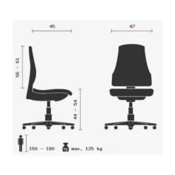 ZERO 30 AL - Profi Bürostuhl Royalblau
