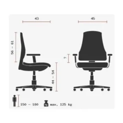 ZERO 35 AL - Profi Bürostuhl Schwarz