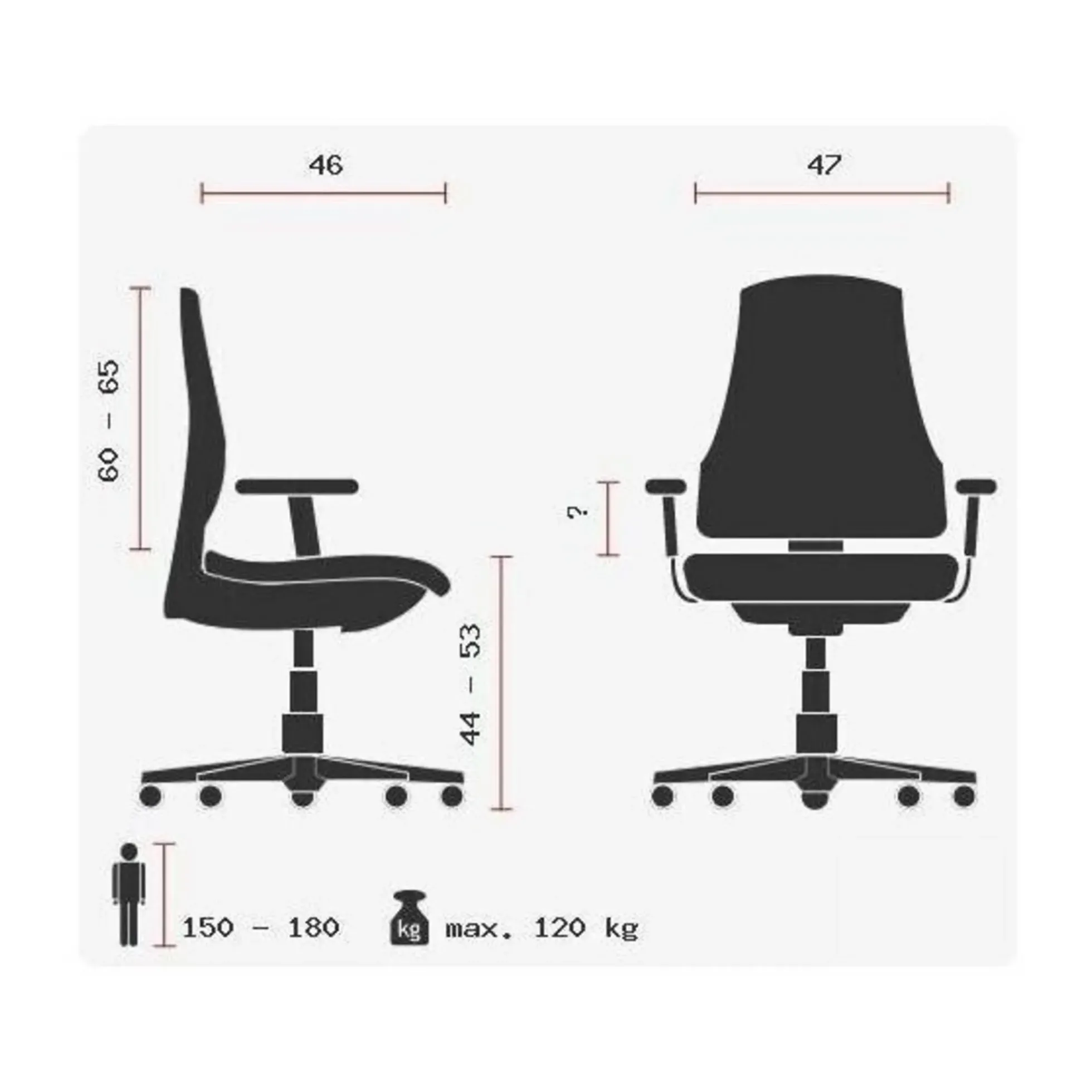 ZERO 67 - High End Bürostuhl Schwarz