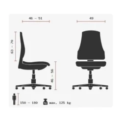 ZERO 53 - High End Bürostuhl Schwarz