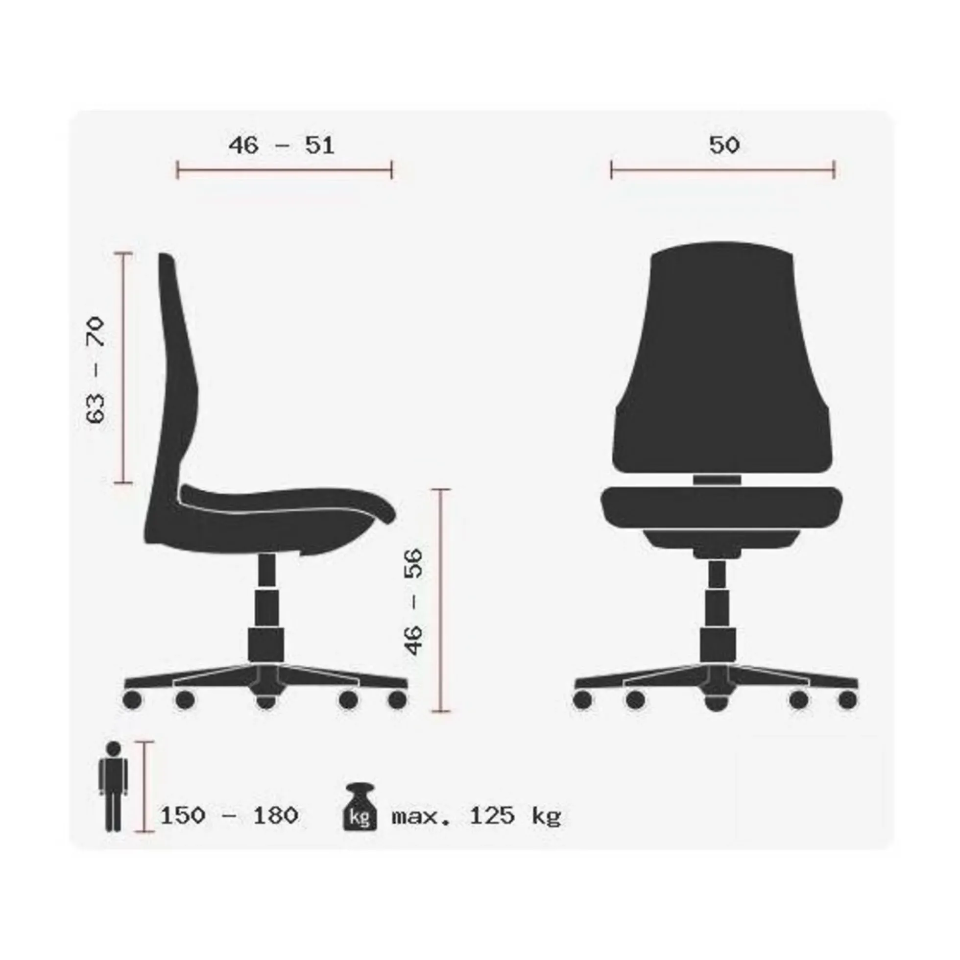 ZERO L15 - High End Bürostuhl Rot