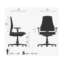 ZERO 72 L - Profi Bürostuhl Rot