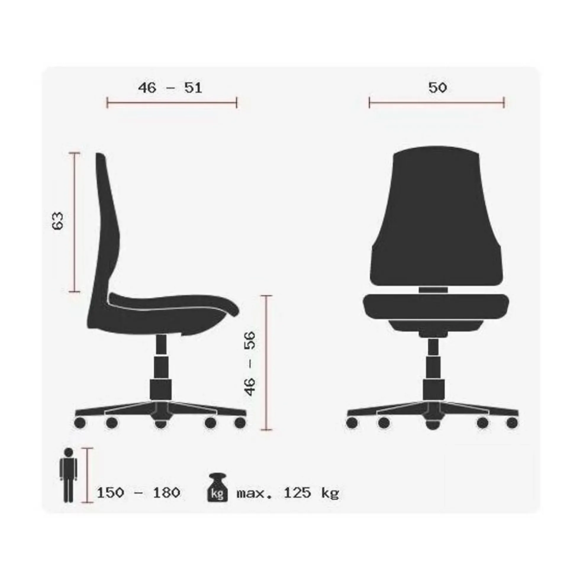 ZERO M15 - Profi Bürostuhl Blau