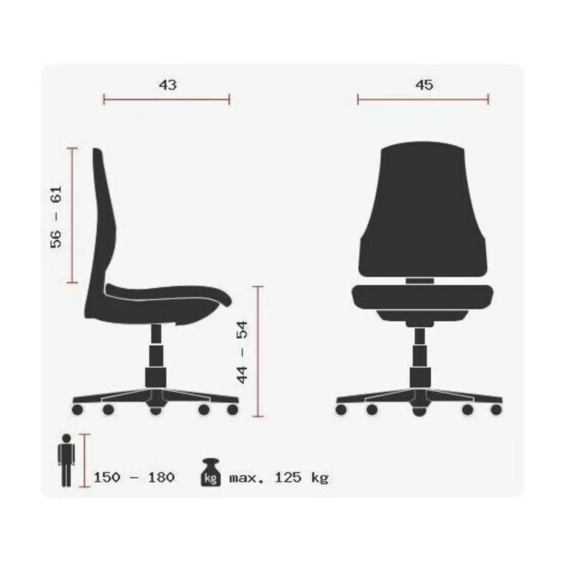 ZERO 35 - Profi Bürostuhl Blau