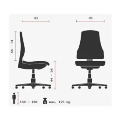 ZERO 35 - Profi Bürostuhl Schwarz